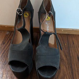 Retro Inspired T-Strap Jeffery Campbell Platforms